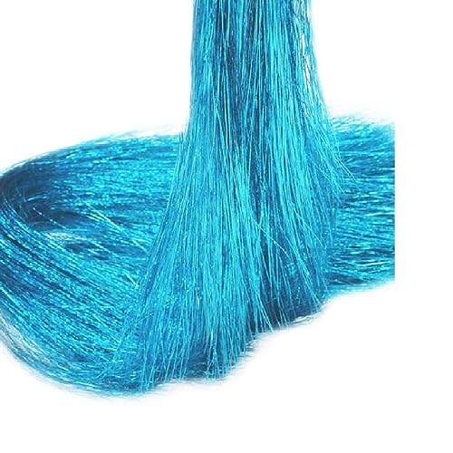 Hair Tinsel Extensions 250 Strads Fairy Holographic Sparkle Woman Hair Glitter Synthetic Tinsel Straight Hair Accessories for Women Girls Hair De