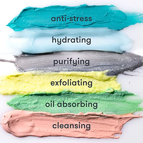 Freeman Limited Edition Renew & Relax Mask Holiday Kit, Face Masks To Soothe, Rejuvenate, and Deep Cleanse Pores, Facial Mask Variety, 12 Piece G