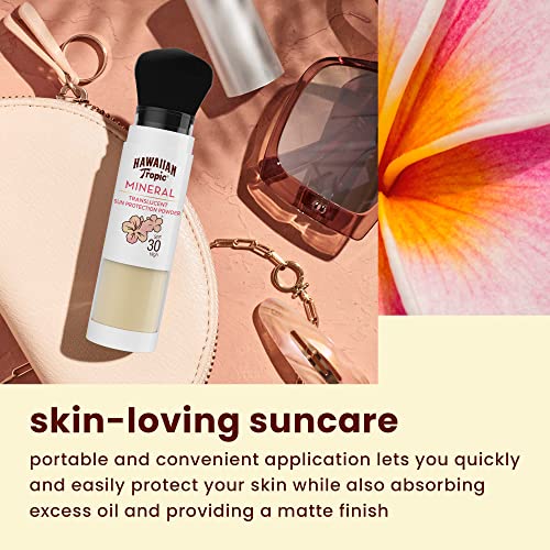 HAWAIIAN TROPIC - Mineral Mineral Powder Brush SPF 30 | Sun Protection Powder