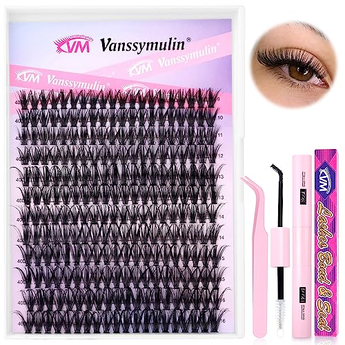 Lash Clusters DIY Eyelash Extension 110 Cluster Lashes Natural Look D Curl Individual Lashes Extension Wispy Mega Volume Eyelash Clusters Extensi