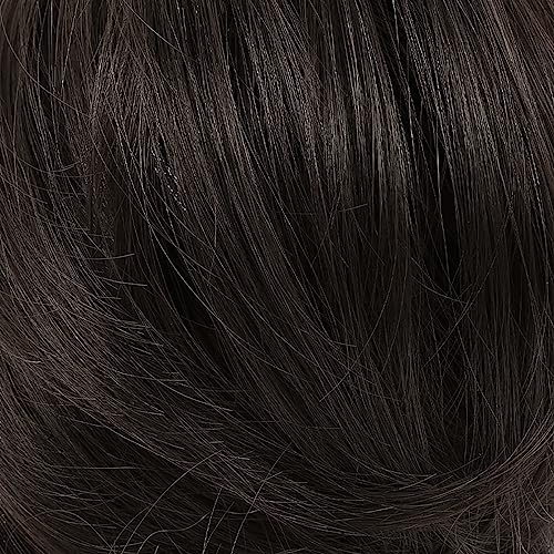 BARSDAR Hair Bun Ponytail Extension, Straight Synthetic Hairpiece Fully Short Ponytail Bun Extensions Hair Accessories Elastic Easy Scrunchie for