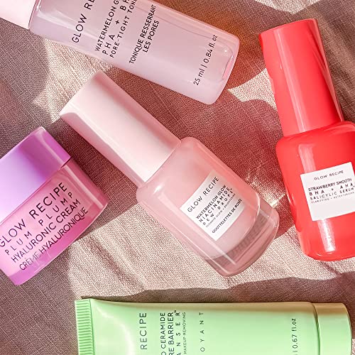 Glow Recipe - Fruit Babies Bestsellers Kit - Mini Travel Size Beauty Essentials - Avocado Foam Cleanser, Niacinamide Dew Drops Serum, Pore-Tight