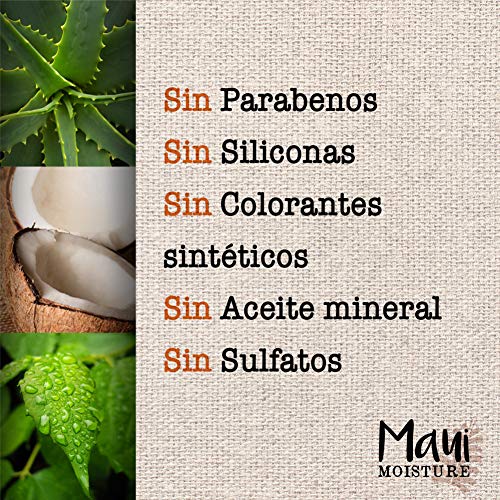 Maui Moisture Anti-Frizz Vegan Vanilla Aloe Vera Shampoo for Frizzy Hair 385 ml