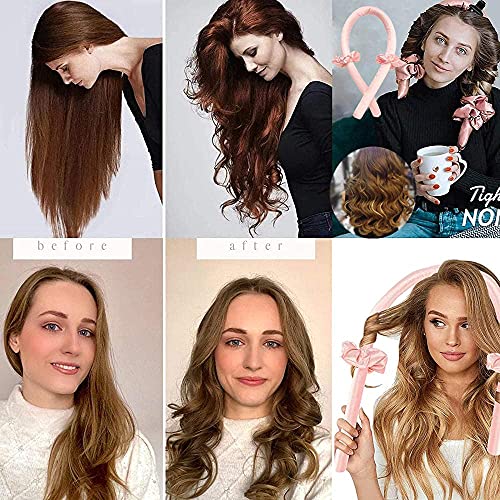 CCDSR- Heatless Curling Rod Headband, Lazy Curler Set,Hair Rollers Sleeping Soft Headband Wave Hair Curlers DIY Hair Styling Tools