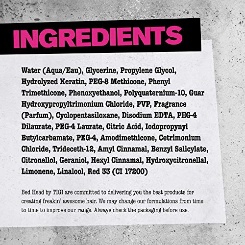 Bed Head by TIGI - Ego Boost Leave In Hair Conditioner - For Damaged Hair - Repairs Split Ends - 237ml