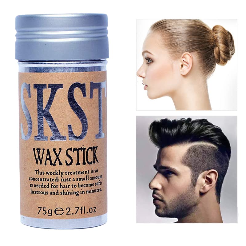 TBACW Broken Hair Wax Stick,2.7Oz Styling Hair Wax Stick Control Hair Slick Non-Greasy for Fly Away & Edge Frizz Hair (1pcs)