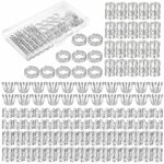 umorismo 110 Pcs Spiral Dreadlocks Hair Beads Vikings Hair Beads Metal Hair Cuffs Alloy Braid Accessories for Hair Decorating DIY Hair Braid Jewe