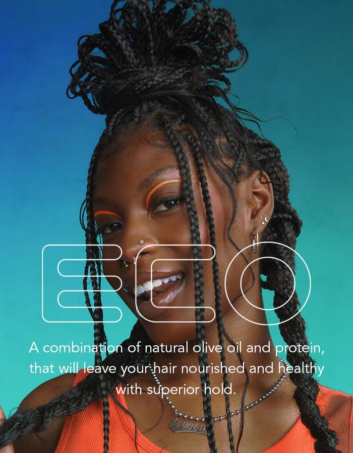 Ecostyle Olive Oil Styling Gel, All Day Hold, Alcohol Free, Paraben Free, Sulphate Free, No Flaking, Anti-Itch, 473 ml