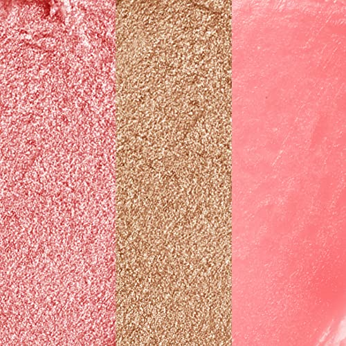 KIMUSE Multi Stick Trio Face Makeup, Cream Blush Stick for Cheeks & Lips, Contour Stick & Highlighter for All Skin