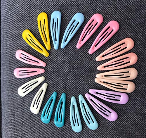 Snap Hair Clips, 30pcs Non-Slip Metal Hair Clip Barrettes BB Hairpin Hair Accessories for Children Women Girls