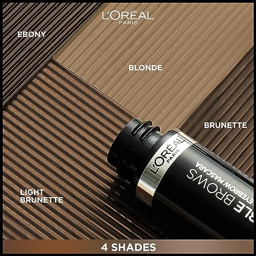 L'Oréal Paris Volumising Brow Mascara, Longwear Brow Gel for Fuller Looking Eyebrows, Up To 24 Hours Wear, Water Resistant, Infallible Brows, 5 m