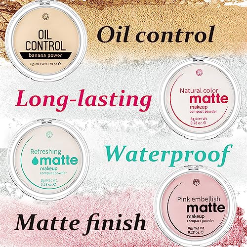 Matte Face Powder - Loose Setting Powder - Translucent Face Powder - Oil Control Finishinig Makeup Powder - Lightweight Fixing Longlasting Beauty