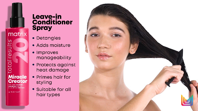 Matrix Multi-Tasking Hair Treatment, Leave-In Conditioner and Heat Protector with 20 Benefits, Total Results, Miracle Creator, 190ml