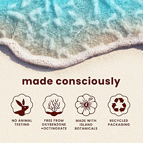 Hawaiian Tropic Mineral Powder Sunscreen Brush, SPF 30 | SPF Powder Sunscreen for Face, Brush On Sunscreen Powder for Face, Translucent Powder Su