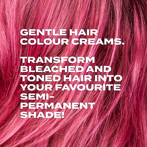 BLEACH LONDON I Saw Red Colour - Semi-Permanent Hair colour, Vivid Red, Temporary Hair Colour Cream, Vegan, Cruelty Free, Temporary Hair Colour C