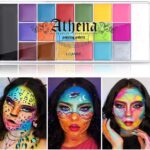 UCANBE Athena Body Face Paint Oil Palette 20 color Professional Non-Toxic Makeup Pallet Halloween FX Party Artist Fancy Adult Painting