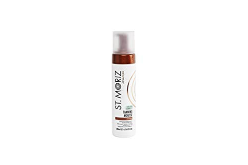 St Moriz Advanced Colour Correcting Tanning Mousse in Medium | With Hyaluronic Acid, Vitamin B5 & Advanced Skin Care Benefits | Neutralises Red T