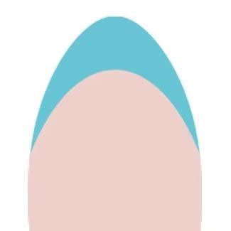 French Tip Short False Nails - BTArtbox Almond Press on Nails with Glue, 30Pcs Soft Gel Fake Nails in 15 Sizes, Reusable Semi-Transparent Stick o