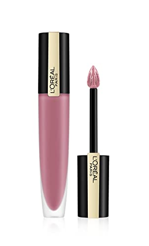 L'Oreal Paris Rouge Signature Matte Liquid Lipstick, Ultra-Matte Lip Stain, Up To 24 Hours of Colour, 113 I Don't, 41 ml (Pack of 1)