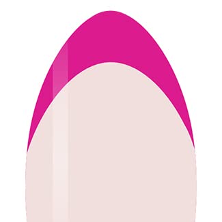 French Tip Short False Nails - BTArtbox Almond Press on Nails with Glue, 30Pcs Soft Gel Fake Nails in 15 Sizes, Reusable Semi-Transparent Stick o