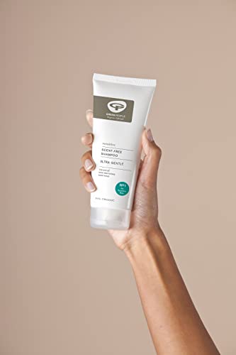 Green People Scent Free Shampoo 200ml| Natural & Organic Sensitive Shampoo | Ultra-Gentle Shampoo for All Hair Types & Sensitive Scalp | SLS Free