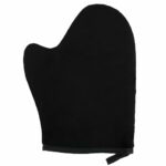 Velvet Tanning Mitt, Reusable Anti-Slip Streak Free Fake Tan Applicator Gloves Double Side Plush Microfiber Self Tanning Tanner Mitt with Thumb f
