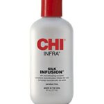 CHI Silk Infusion | Leave-In Hair Serum for Dry Damaged Hair | Heat Protectant for All Hair Types | Pre-Styling Hair Oil for Repair, Strengthenin