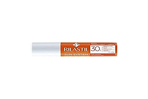 Rilastil Sun System - Stick Transparente SPF30 Protezione Solare Labbra, 4.5ml