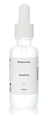 Squalane Oil by Ellipsis Labs, 100% Natural Olive derived Squalane Oil, a Deep Moisturiser for targeting Dry Skin with Anti-Ageing Properties 30m