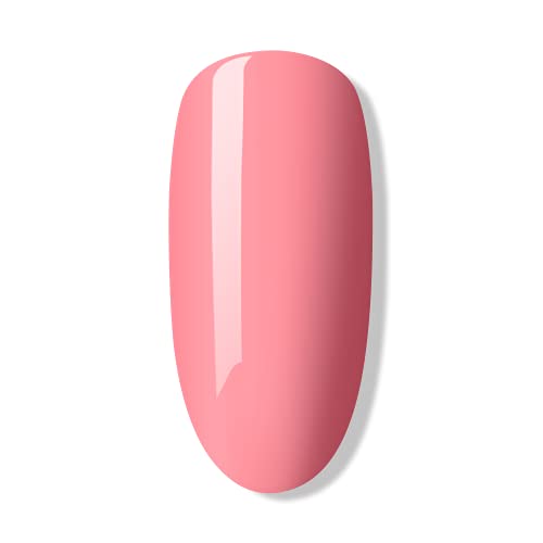 Bluesky Gel Nail Polish, Pink Glow A097, Coral, Light, Pink, Long Lasting, Chip Resistant, 10 ml (Requires Drying Under UV LED Lamp)