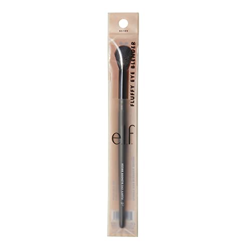 e.l.f. Fluffy Eye Blender Brush, Vegan Makeup Tool, Flawlessly Applies Eyeshadow & Sets Concealer