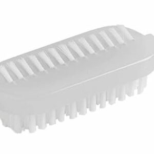 WATELL Double Sided Nail Brush for Every Day Use - 2 different kinds of Nail Brushes with Plastic Handle For Cleaning Nails - Easy to Use Brushes