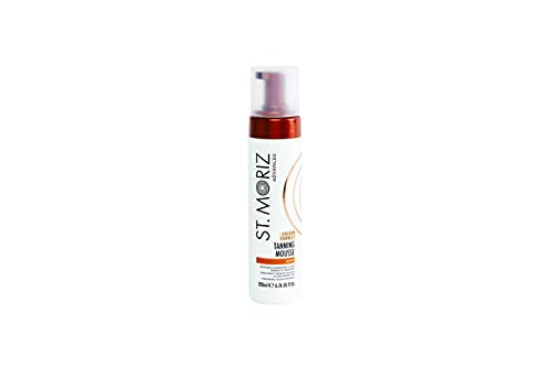 St Moriz Advanced Colour Correcting Tanning Mousse in Medium | With Hyaluronic Acid, Vitamin B5 & Advanced Skin Care Benefits | Neutralises Red T