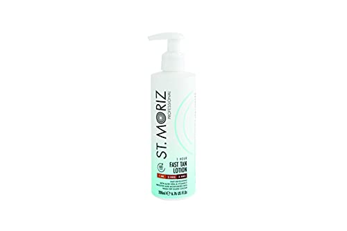 St Moriz Professional Instant 1 Hour Fast Tan Lotion | With Aloe Vera & Vitamin E | Develops in 1-3 Hours | Express Vegan Fake Tan Body Lotion |