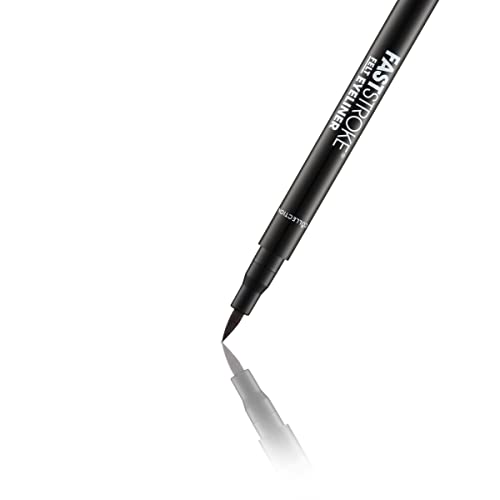 Collection Cosmetics Fast Stroke Felt Tip Eyeliner with Fine Tip, Long Lasting 24h, Quick Drying Formula, 4ml, Black