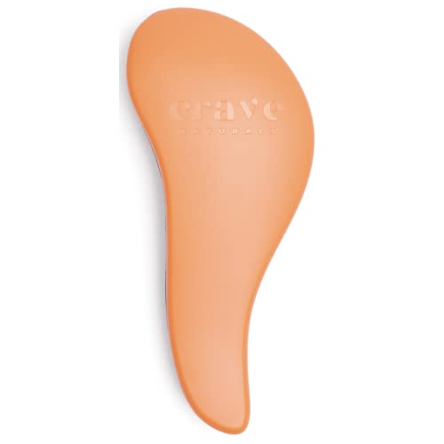 Crave Naturals Glide Thru Detangler Hair Brush, Tangle Teezer Hair Brush for Wet, Dry, Curly, and Straight Hair - Tangle Teezer Wet Detangler Bru