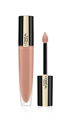 L'Oreal Paris Rouge Signature Matte Liquid Lipstick, Ultra-Matte Lip Stain, Up To 24 Hours of Colour, 113 I Don't, 41 ml (Pack of 1)