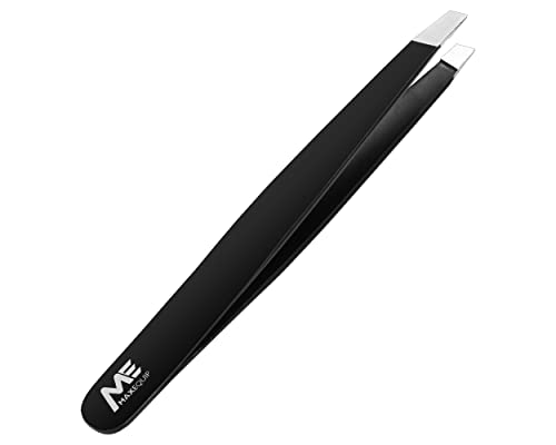 ME MAXEQUIP Tweezers for Facial Women and Men Professional Stainless Steel Eyebrow Tweezers Precision for Ingrown Hair Tweezers on Nose Ear