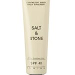 SALT & STONE SPF 40 Lightweight Sheer Daily Sunscreen Moisturizer for Face | 100% Mineral & Oil-Free | Helps Protect From Blue Light | Cruelty-Fr