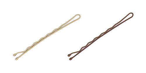 Big Hair Tools XXL Size Hair Grips, Light, Blonde & Brown, Pack of 30