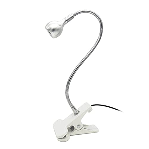 Layhou UV Lamp Nail Dryer, 3W UV Glue Curing Lamp, Ultraviolet Purple Glue Light, Ultraviolet UV Glue Lamp with Clip and Switch USB Input (Black)