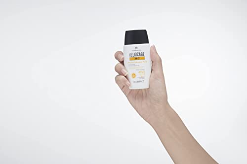 Heliocare 360 Mineral Tolerance Fluid SPF50 50ml / Mineral Sunscreen For Face/Daily UVA UVB Visible Light and infrared-A Hypoallergenic Sun Prote