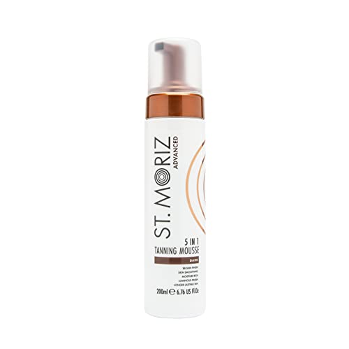 St. Moriz Advanced Pro Formula 5-in-1 Self Tanning Mousse, 200ml, Dark