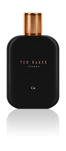 Ted Baker Tonics CU Copper EDT with Bright Citrus Top Notes of Grapefruit and Fresh and Warm Base Notes of Pepper, Cedarwood and Patchouli, Class