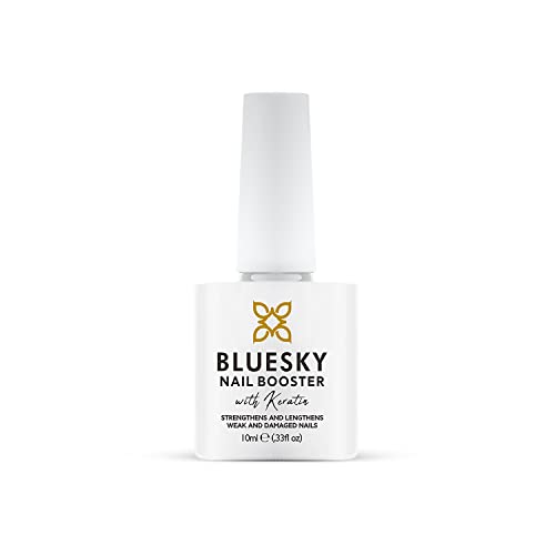 Bluesky Nail Booster with Keratin, Nail Strengthener, Repair for weak, damaged nails, with Jojoba Oil