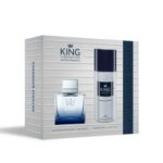 Antonio Banderas Perfumes - King of Seduction Gift Set for Men EDT 100 ml + Deodorant 150 ml - Long Lasting - Masculine, Intense and Energetic Fr