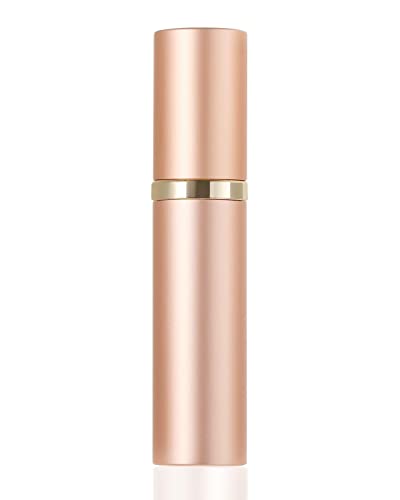 SUBORAWOS 5ML Perfume Atomiser,Refillable Perfume Spray Bottles,Cologne Dispenser,Fragrance Empty Spray Bottle for Travel(Rose Gold)
