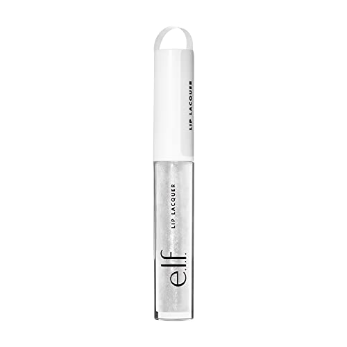 e.l.f. Lip Lacquer, Moisturizing, Shiny, Non-Sticky, Long Lasting, Provides Maximum Color, Glides On, 2.5ml Bubbles