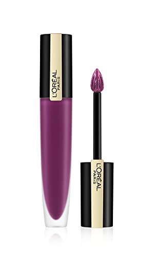 L'Oreal Paris Rouge Signature Matte Liquid Lipstick, Ultra-Matte Lip Stain, Up To 24 Hours of Colour, 113 I Don't, 41 ml (Pack of 1)