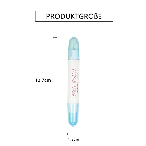 CAM2 Nail Polish Remover Pens 3 Piece Nail Polish Remover Pen,Nail Art Fillable Nail Polish Remover Pens,With 9 Replaceable Replacement Tips